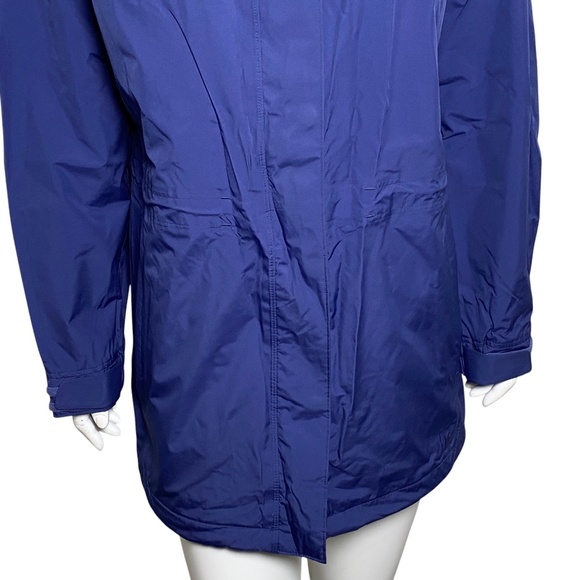 REI Elements Rain Coat Jacket Womens Size L Hooded Full Zip Waist & Hem Toggles - Picture 3 of 10